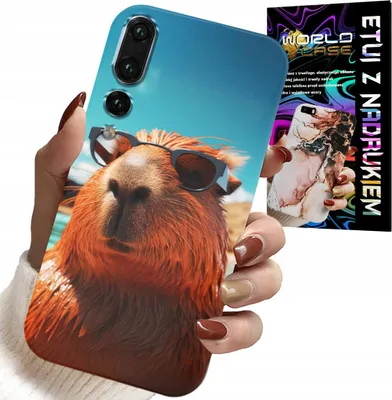 Obrázek produktu pro Pouzdro Pro Huawei P20 Plus - Sladká Kapybara, Pouzdro + Fólie Kapybara