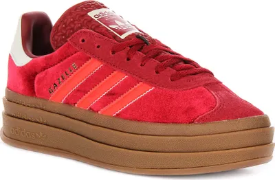 Produktbild von Adidas Gazelle Bold W In Red For Women – 7.5 UK - 41 1/3 EU - 9 US / Red