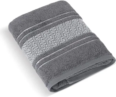 Imagen del producto de Toalla de baño Mozaika, 50x100 cm, 550 g, gris oscuro