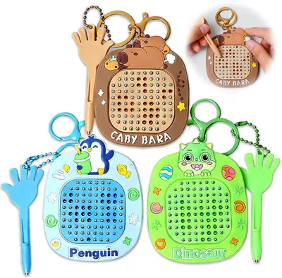 Productafbeelding van Fidget Toy met sleutelhanger - Anti-stress speelgoed voor volwassenen en kinderen - Decompressiespeelgoed - Clicker