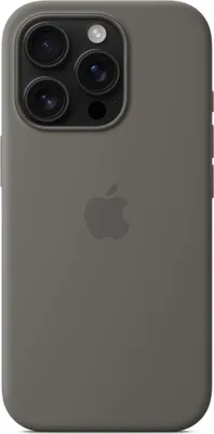 Produktbild von Apple iPhone 16 Pro Hülle - Silikon - Soft Case, Backcover - Grau