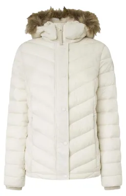 Image de Pepe Jeans - Veste matelassée pour femmes NA1173 (L) (blanc)