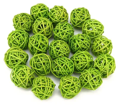Imagen del producto de Bolas de ratán para decoración y proyectos creativos