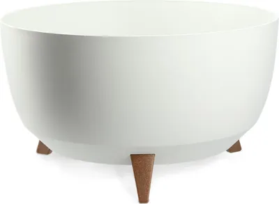 Obrázek produktu pro KADAX květináč 47 cm obal + zásuvné nohy stojan na květiny bílý