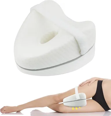 Produktbild von Ergonomisches Beinkissen mit Gurten, lindert Rücken-/Hüftschmerzen, geeignet für Schwangere