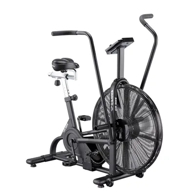 Produktbild von Assault Fitness AirBike, Kalorien, Distanz, Geschwindigkeit, Zeit, Schwarz, Senkrecht/Horizontal, 593 mm, 1294 mm, 1230 mm