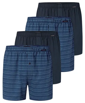 Produktbild von Schiesser 4er Pack Single Jersey Boxershorts Lockere Passform, Elastisches Material, Weiche Single Jersey Qualität