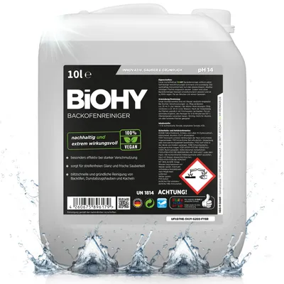 Produktbild von BiOHY Backofenreiniger Hochkonzentrat + Auslaufhahn, Grillreiniger, Fettlöser, 10 l