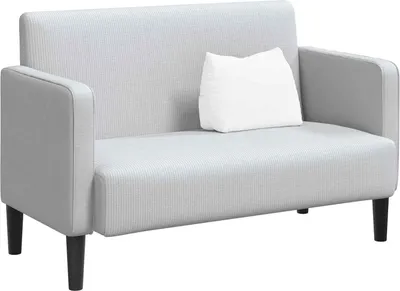Immagine prodotto di vidaXL Cuscino per lo schienale bianco 45 x 20 x 35 cm in tessuto