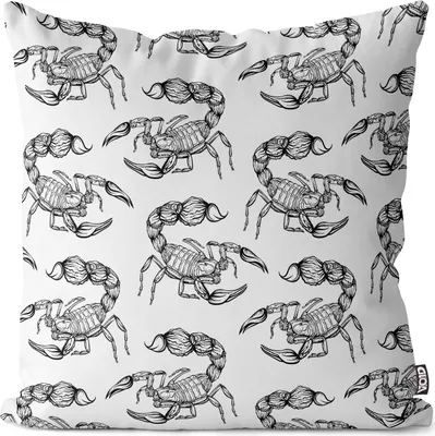 Produktbild von VOID Scorpio Skorpion Horoskop Kissenbezug Kissenhülle sofa couch wohnzimmer dekoration wasserfest Outdoor Garten Kissen bezug deko