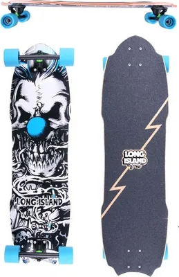 Produktbild von Long Island Clown Longboard 37" rote Räder