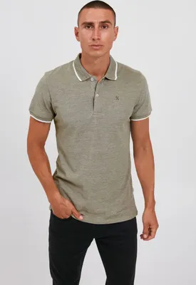 Produktbild von CASUAL FRIDAY CFTristan two tone polo shirt Herren Poloshirt Polohemd T-Shirt mit Polokragen aus 100% Baumwolle