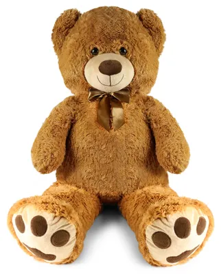 Image de Grand ours en peluche Kuba avec étiquette 100 cm