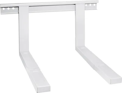 Produktbild von myWall Halterung für Mikrowellengeräte ausziehbar 385 - 570 mm weiß