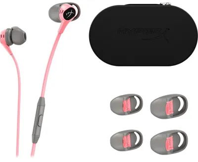 Produktbild von Cloud Earbuds (Rosa-Grau), Kabelgebunden, Gaming, 20 - 20000 Hz, 19 g, Kopfhörer, Pink