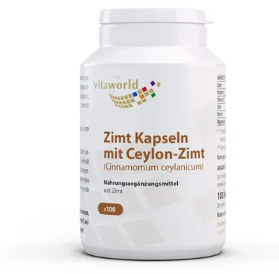 Produktbild von Zimt 500mg + Zink + Chrom, 100 St KAP