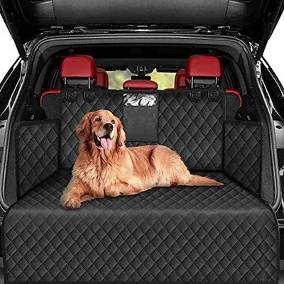 Image de Tapis pour chien - Tapis de voiture imperméable pour chiens / Tapis universel pour chien / Tapis antidérapant