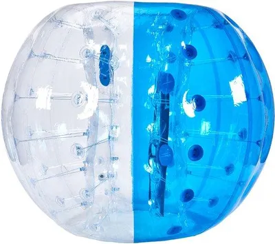 Produktbild von Opblaasbare Bumperball, 1,5 m, 0,8 mm dick PVC, für Jugendliche und Erwachsene. Sumo Bälle für Teamspiele im Garten, auf dem Hof oder im Park. Bälle für menschliche Hamster. Bumper Bällen Spielzeug.