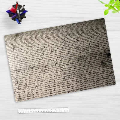 Produktbild von Schreibtischunterlage für Kinder und Erwachsene - Altdeutsches Schriftstück - 60 x 40 cm - premium Vinyl - Germany