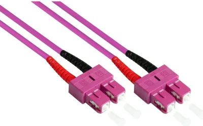 Immagine prodotto di SO-32915 - Cavo patch in fibra ottica duplex OM4 (multimodale, 50125) SC-SC, LSZH, 3 m