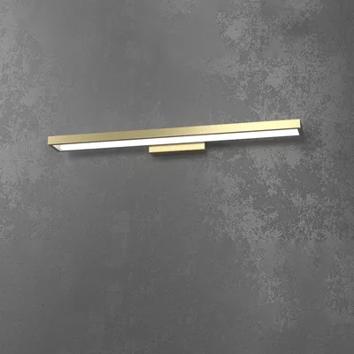 Produktbild von Moderne Wandleuchte "Four Squares" aus Aluminium in Goldfarbe, mit LED-Technologie, 40W