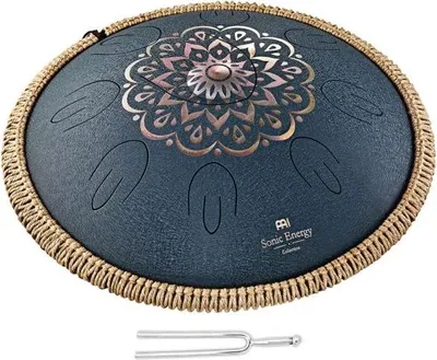 Zdjęcie produktu dla MEINL Sonic Energy Steel Tongue Drum OSTD2NBE z widełkami stroikowymi