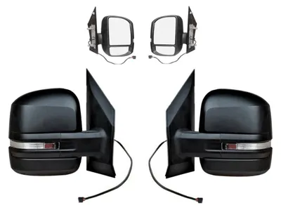 Immagine prodotto di Set completo: specchietti retrovisori esterni elettrici sinistro e destro per Volkswagen (VW) Crafter dal 2017