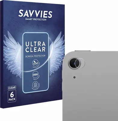 Produktbild von 6x Für Apple iPad Air 13" M2 WiFi 2024 (NUR Kameraschutz) Schutzfolie Savvies Displayschutz Display Schutz Folie Klar Transparent