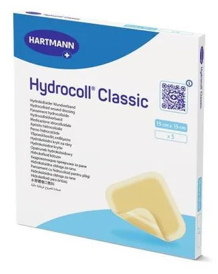 Produktbild von Hydrocoll Classic Wundverband 15x15 cm 5 St