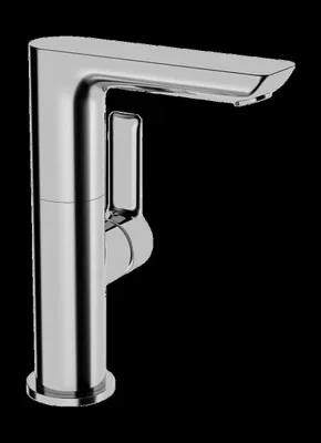 Immagine prodotto di HANSA HANSALIGNA Mitigeur de lavabo, commande latérale, sans vidage, avec dispositif de sécurité, saillie : 116mm, chromé, 55352203, 55352203