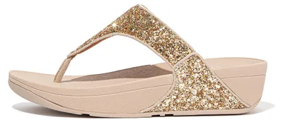 Produktbild von FitFlop Lulu Glitzer-Zehentrenner aus PolyurethanGlitzer GOLD 43