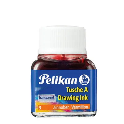Produktbild von Pelikan Tusche A 3 zinnober