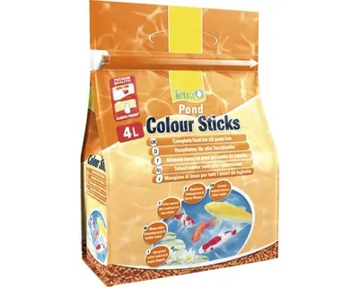 Productafbeelding van TetraPond ColourSticks, 4 liter, in een verse verpakking
