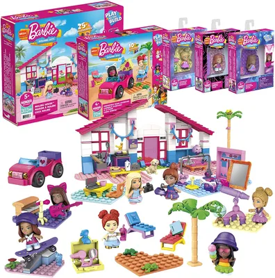 Image de Barbie Bricks Big Set Malibu HBF32 440el.