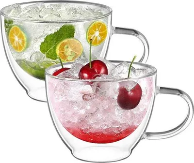 Image de Service à café de luxe en verre, 2 pièces