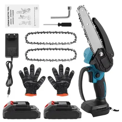 Produktbild von Akku-Mini-Kettensäge 21 V, 6 Zoll, 5 m/s, mit automatischer Kettenschmierung