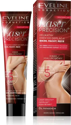Image de Eveline Cosmetics Laser Precision – crème dépilatoire, hydratant, apaisant