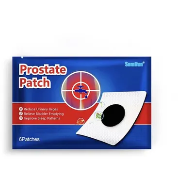 Produktbild von Prostata-Pflaster - 6 Stück Prostata Pflaster nach TCM zusammengestellt mit Panax Notoginseng Rhabarber Cortex Phellodendri Rhizoma Zingiberis Minze