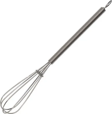 Produktbild von Manueller Schneebesen, Edelstahl-Handmixer für Mehl, Kuchen, Eiweißaufschäumer, Küchen-Backwerkzeug mit Haken
