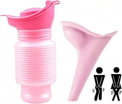 Productafbeelding van Urinefles 750 ml, PE, lekvrij, voor onderweg