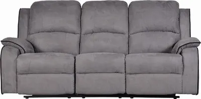 Produktbild von Couchgarnitur Relax 3+2+1 - Microfaser - Grau - HERNANI