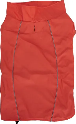 Outdoorjacke ohne Kapuze, wasserdicht, rot, L, 50 cm