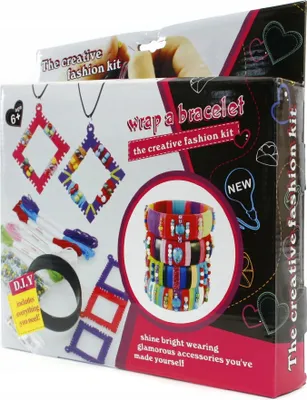 Produktbild von Kreativset Schmuck Basteln Kinder - Perlen Set für Armbänder & Halsketten DIY Geschenk