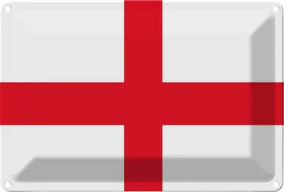 Produktbild von vianmo Blechschild 20x30 cm Englands England Flagge Fahne Wappen