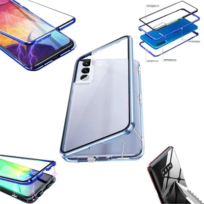 Image de Étui pour Samsung Galaxy S24 Plus : coque 360° magnétique en verre et métal