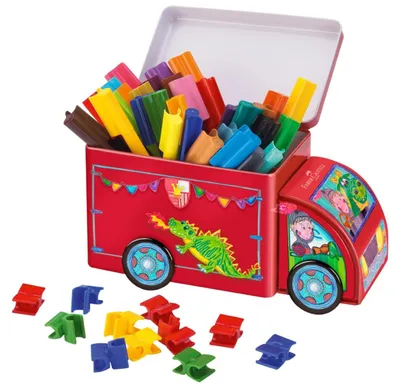 Zdjęcie produktu dla Faber-Castell 155533, Wielo, Wielobarwny, 33 kol., Dziecko, Chłopak, dziewczyna, 33 szt.