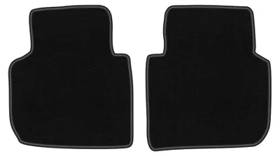 Produktbild von Velours-Fußmatten Hinten für Volkswagen Passat B6 / B7 USA 2005-2014 (Limousine/Kombi) – 2-tlg, Schwarz, passgenau – Wielganizator LUX