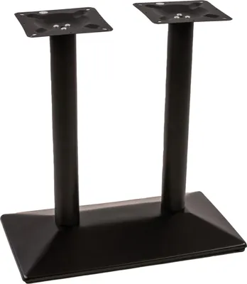 Produktbild von Tischgestell für Stehtische 40x70x72 cm Standfuß Doppelsäule schwarz