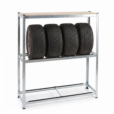 Produktbild von Reifenregal Reifenständer Werkstattregal Schwerlastregal Lagerregal 180x120x40cm