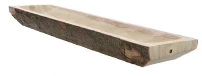 Produktbild von Dekoschale Paulownia natur 15x54x5cm Stück